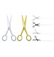 Scissors vector image