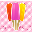 Ice block background vector image