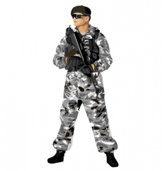 Soldier vector image