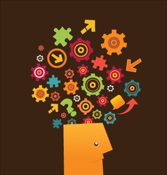 Thinking Man vector image