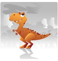 T-rex dinosaur vector image