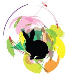 Rabbit vector image