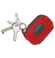 Key holder vector image