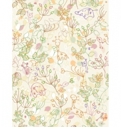 Animal pattern vector image
