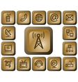 Communication buttons vector image