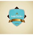Shield with ribbon vector image