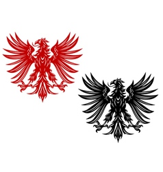 Eagles heraldry vector image