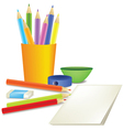 Crayons vector image