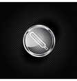 Medical thermometer web icon vector image
