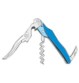 Cork screw vector image