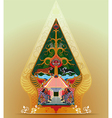 Wayang Gunungan vector image