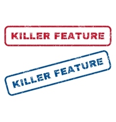 Killer Feature Rubber Stamps Killer Feature Rubber Stamps vector image