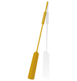Isolate the oar vector image