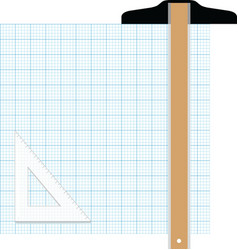 Graph paper drafting tools draw vector image