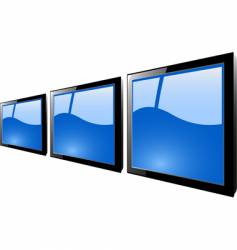 TFT monitor vector image
