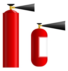 Fire extinguisher vector image