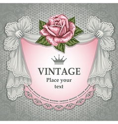 Vintage background vector image
