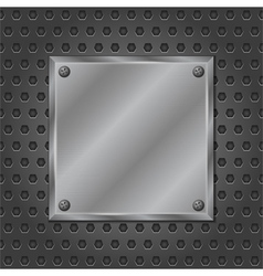 Metal Board vector image