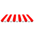Red awning vector image