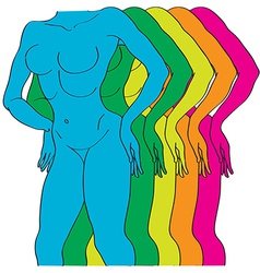 Woman silhouette Woman silhouette vector image
