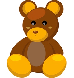 Toy bear vector image