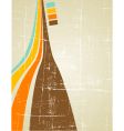 The retro grunge background vector image