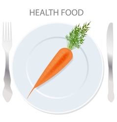 Healthy food icon vector image