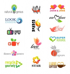 Logos vector image