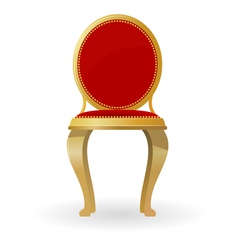 Retro chair vector image