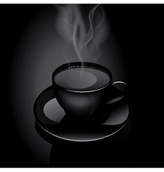 Hot drink cup vector image
