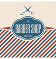 Retro Barber Shop Vintage Template vector image
