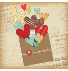 Valentine day card vector image