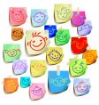 Funny smiles vector image