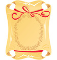 Scrolled old paper vector image