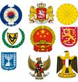 Coats of arms vector image