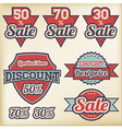 Sale tags vector image