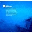 Geometric triangle shapes vector image