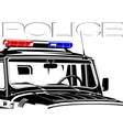 Beacon police officer vector image