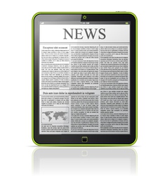 News on generic tablet pc vector image