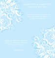 Floral card vector image