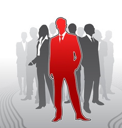 Leadership vector image
