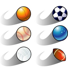 Balls seedy vector image