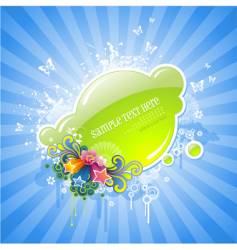Fancy label vector image
