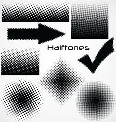 Halftone dot - set for your design vector image