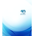 Blue business background vector image
