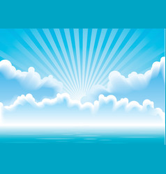 Seascape vector image
