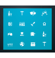 Wine related pictograms vector image