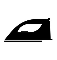 Iron the black color icon Iron the black color icon vector image