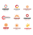 Solar logo vector image