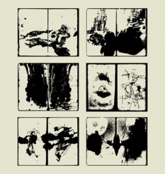 Grunge notebook vector image